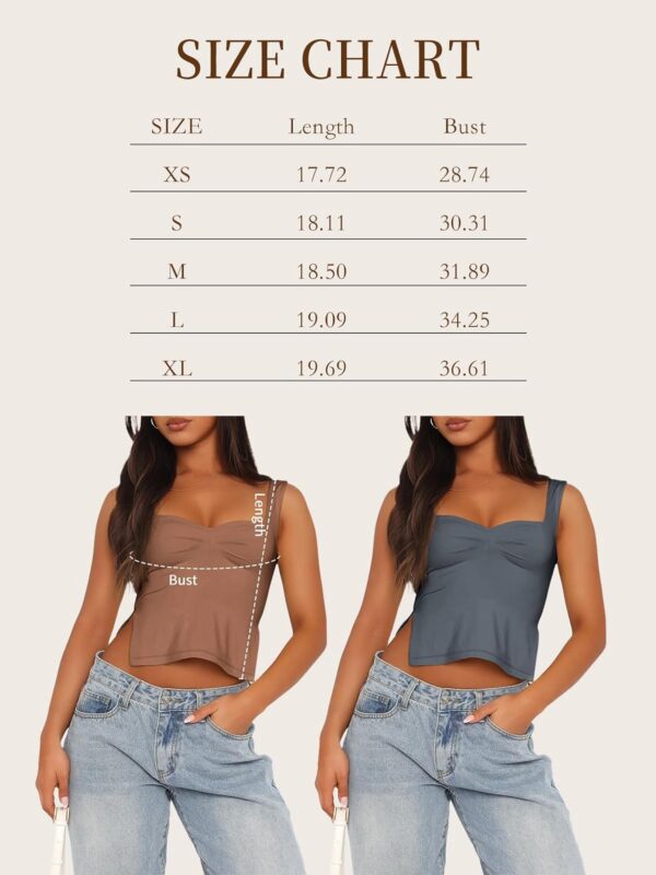 Trendy Queen Womens Crop Tank Tops Cute Backless Tops Going Out Outfits Y2k Summer Trendy Clothes Basics Clothing - Image 5